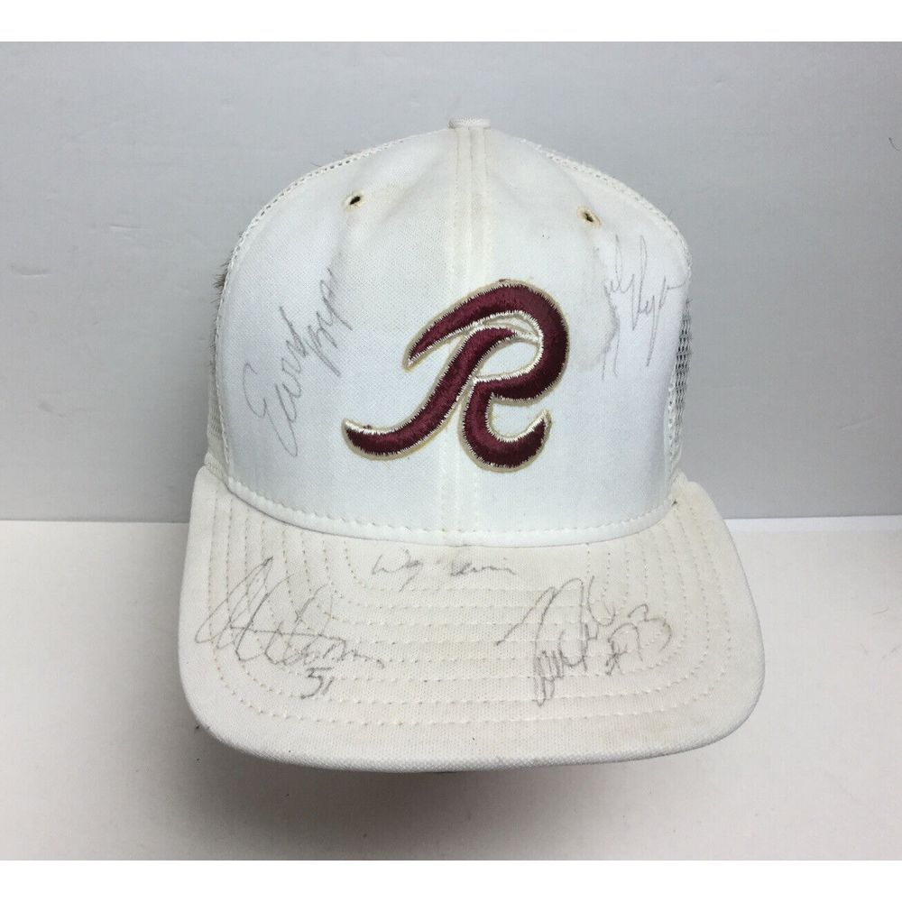 Vintage Washington Redskins Autograph Hat #51 73 72 84 45‎ NFL Cap USA SnapBack
